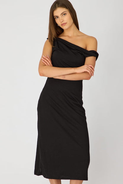 Black Off Shoulder Dress
