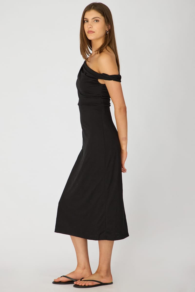 Black Off Shoulder Dress