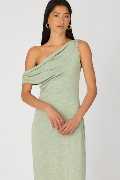 Green Off Shoulder Dress