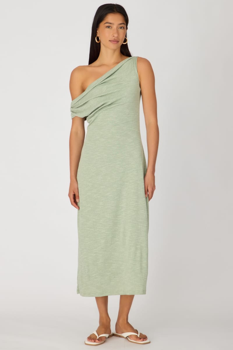 Green Off Shoulder Dress